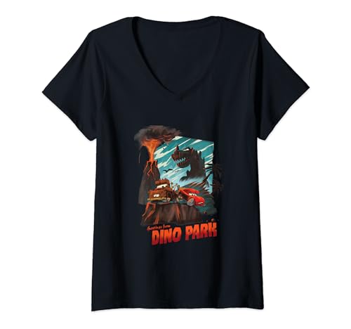 T-shirt Cars Disney Pixar col V Dino Park le cadeau d'anniversaire parfait