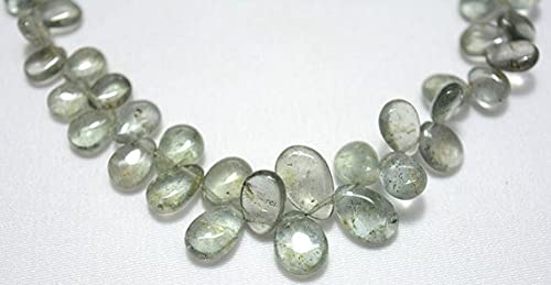 Moss Aquamarine perles poires pour confectionner vos bijoux d'été