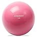 Philosophy Gym Toning Ball, 3 LB, Pink - Soft Weighted Mini Medicine Ball