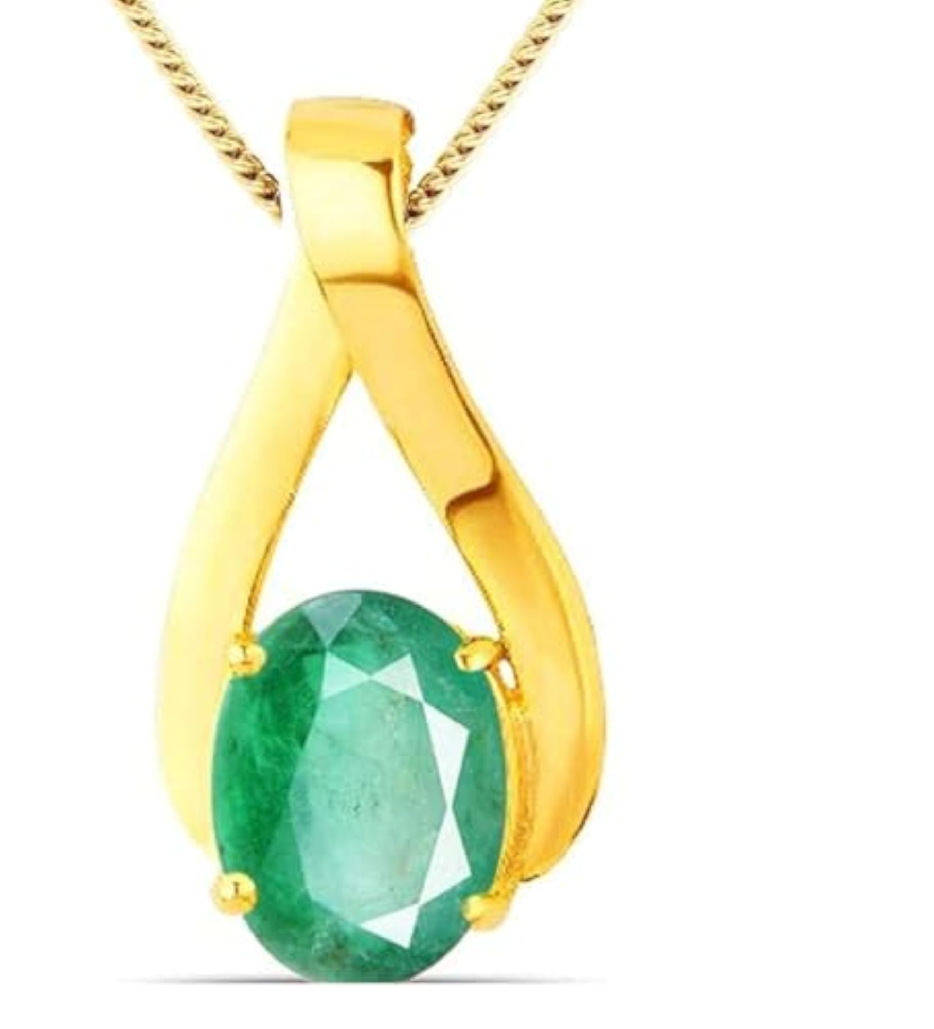 Natural Emerald Panna Pendant Locket, 3.25 Ratti