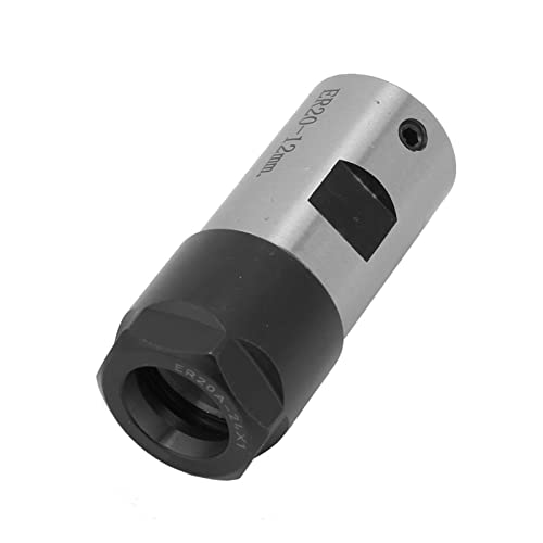 ER20 Spannzangenfutter C25 ER20A 50L Spannzangenblock Werkzeughalter für Spindelmotorwelle 12mm für Drehmaschine Fräsmaschine CNC