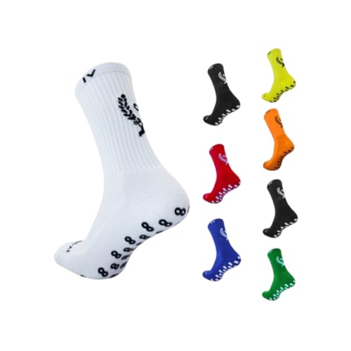 ONEKEEPER Grip Socks – Mid-Calf for Men and Women - Anti-Slip Performance Socks for All Sports