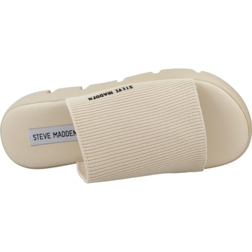 Steve Madden Big Shot Sand 36 aux lignes graphiques et talon structuré unique