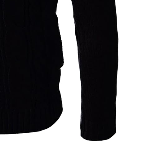 Men's Long Sleeve Stand Collar Cardigan Sweaters Slim Fit Thermal Button Knitted Sweater Casual Cardigans Outerwear4