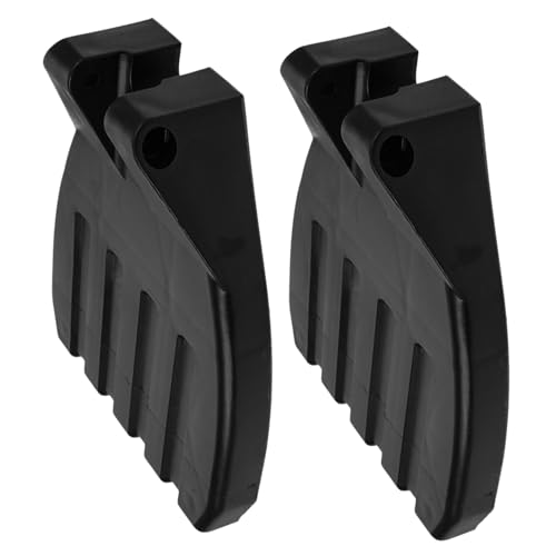 BCOATH 2pcs Wheelchair Footrest Sturdy Wheelchair Pedal Lifting Wheelchair Footplates Leg Pad Replacement Wheelchair Pedal Wheelchair Footplates for Patient Wheelchair Parts Foot Pedal