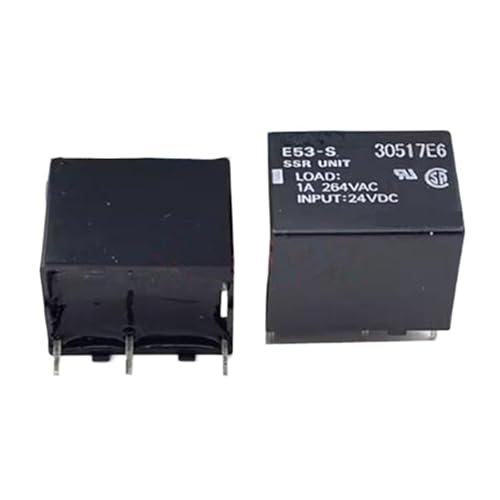 Relais E53-S 24V DCV24 1A 4PIN pour circuit imprimé et maintenance - 2