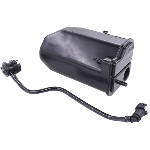 Carbon Canister, Activated Carbon Canister and Hose Car Black Charcoal, for Audi A3 TT TTRS Vw Beetle Golf Eos Evaporation Skoda Seat, Carbon Canister Charcoal Can Hose Compatible with 1K0201801E