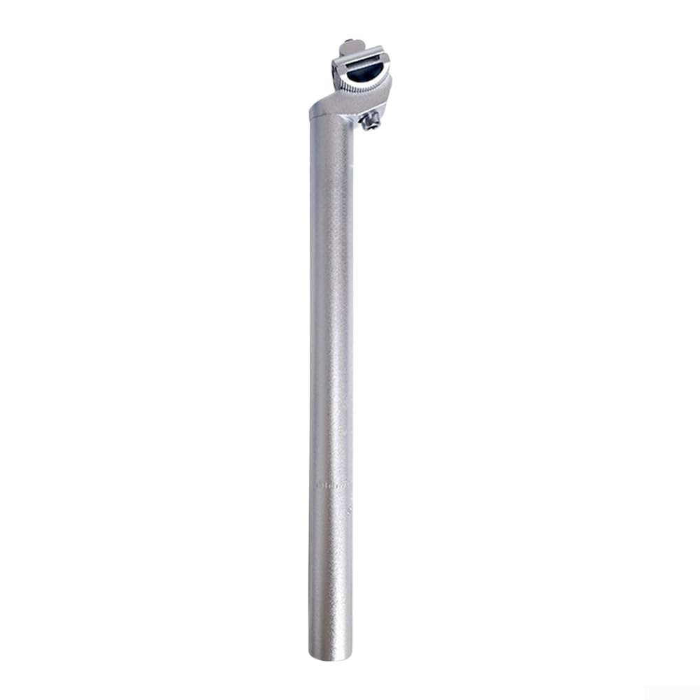 Bicycle Seatpost 27.2mm with Safety Line Mark(30.9 * 350mm Silver)