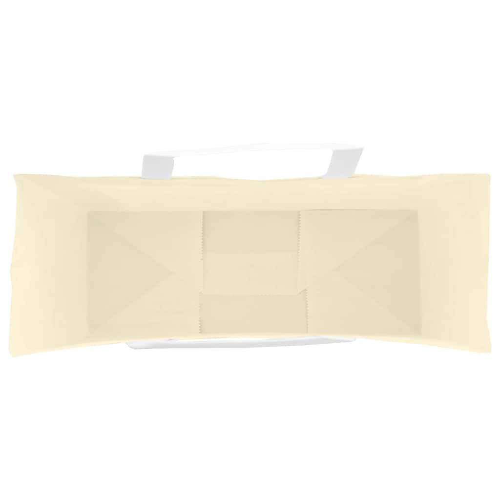 Sacchetti di carta 250 pezzi con manici gialli 45 x 17 x 48 cm