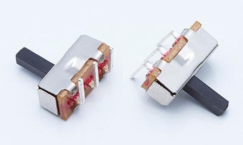 Wiring Connecting Terminals - 20PCS 1P2T 2 Position Vertical Slide Switch 3 Pin SS12D03-G3