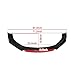 ZXMOTO Universal Front Bumper Lip Body Kit, 4pcs Chin Spoiler Splitter for Most Cars fit Honda Audi Ford Nissan Toyota