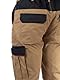 Fortum Kurze Hosen Herren - Kurze Arbeitshose Herren mit Cargotasche, Werkzeugtasche, 2 Fronttaschen, 2 Gesäßtaschen mit Patte und Klettverschluss, Arbeitshosen Männer Kurz, Elastischer Bund Khaki 54