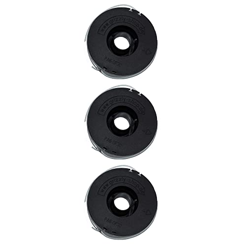 Florabest - Bobina para cortacésped FRT 450 A1, FRT 450 B2, FRT 430, 430/10, 3 piezas, bobina de repuesto, bobina de doble hilo