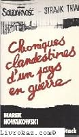 Chroniques clandestines d'un pays en guerre 2234016266 Book Cover
