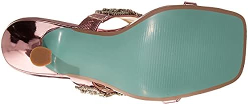 Betsey Johnson Blue Women's SB-LINA Heeled Sandal, Rose, 8.5 | Image 3