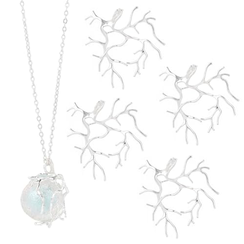 Sunnyclue 1 Caja De 10 Piezas De Ramas En Blanco, Bisel Colgante, Garra De Latón, Ramas Plateadas, Metal, Jaula Ajustable, Soporte Abierto Irregular, Dije Para Hacer Joyas, Manualidades, Collares, Acc Sunnyclue 1 Caja De 10 Piezas De Ramas En Blanco, Bisel Colgante, Garra De Latón, Ramas Plateadas, Metal, Jaula Ajustable, Soporte Abierto Irregular, Dije Para Hacer Joyas, Manualidades, Collares, Acc