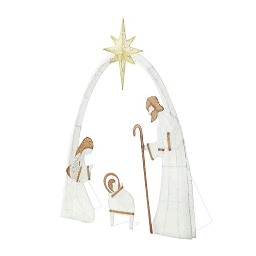 Dickly Weihnachtskrippe für den Außenbereich, Weihnachtsdeko,...