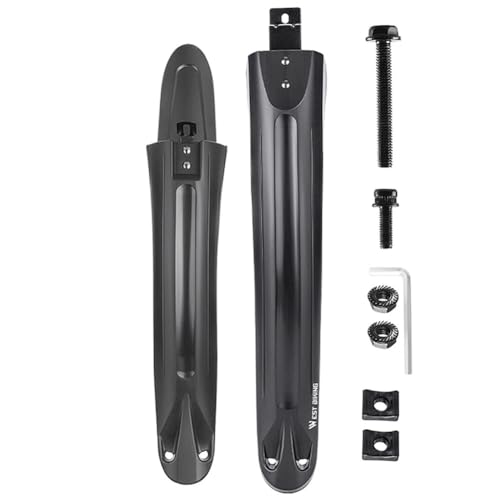 QAINKUN Fahrrad Schutzblech Fahrrad Kotflügel Set 26/27.5/29 Zoll MTB Radfahren Fender E-Bike Einstellbar Mountainbike Erweitern Verlängern Protector Schutzbleche Mountainbike