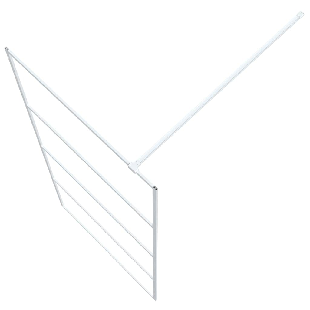 INLIFE Mampara de ducha de cristal templado transparente, 90 x 195 cm, 23,8 kg, 152141