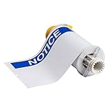  Brady 130756 étiquette à imprimer Bleu, Blanc Imprimante d\'étiquette adhésive - Étiquettes à imprimer (Bleu, Blanc, Imprimante d\'étiquette adhésive, Vinyle, 25,4 cm, 17,8 cm, 60 pièce(s))