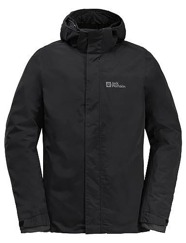 Jack Wolfskin Jaqueta padrão, preta