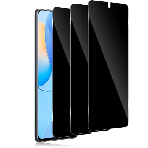 Xunzii Protector de Pantalla de Privacidad Cobertura Completo Compatible con Huawei nova 9 SE, [Sin Burbujas] Anti Espía Alta Sensibilidad Cristal Vidrio Templado [3 Piezas]