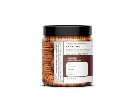Image of Avogro Premium Dried Anjeer Figs 500GM | Soft & Juicy Naturally Dried Dry Fruit | No Added Sugar | Soft, Juicy and Naturally Dried Figs Dry Fruit