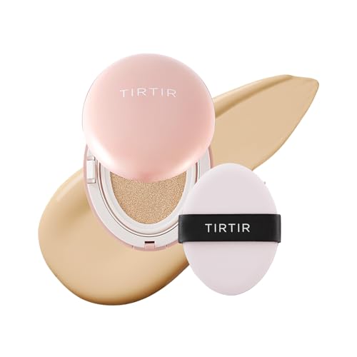 Image of [*Mini Size*] TIRTIR All Cover Pink Cushion | Korean Cushion Foundation, (#21W Natural Ivory, 0.15 Fl Oz)