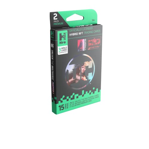 Image of HRO DC Unlock The Multiverse 2-Pack Premium Booster Box | Chapter 1 - Hro Hybrid NFT Trading Cards+2-Pack Booster Box-(Set of 2Toys)
