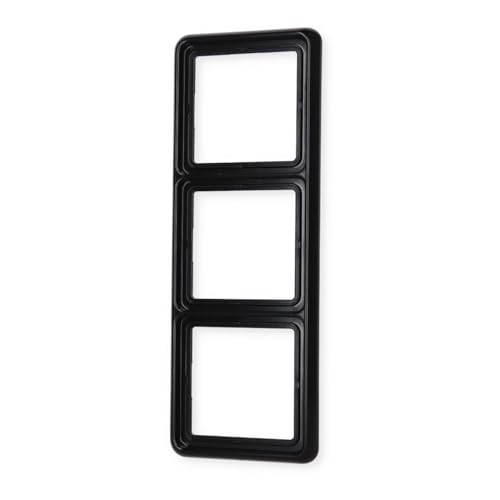 Jung Rahmen CD583SW 3fach, Schwarz