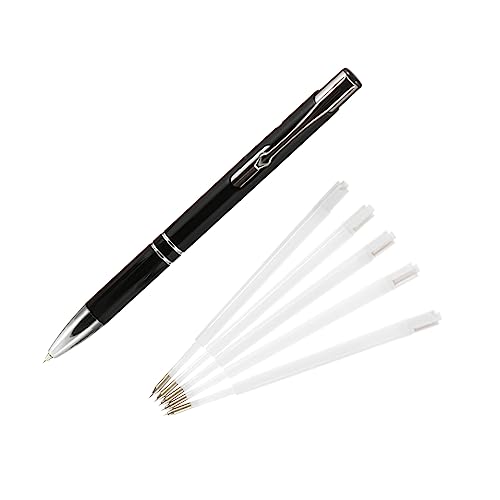 ノーブランド品 1 セット 排気ペン 消去可能 ビニールクラフトペン エア抜きツール ペン除草ツール エア抜きペン リリース 道具 キット 取り外し可能 エア抜き除草ペン 導かれた 鉄 Black