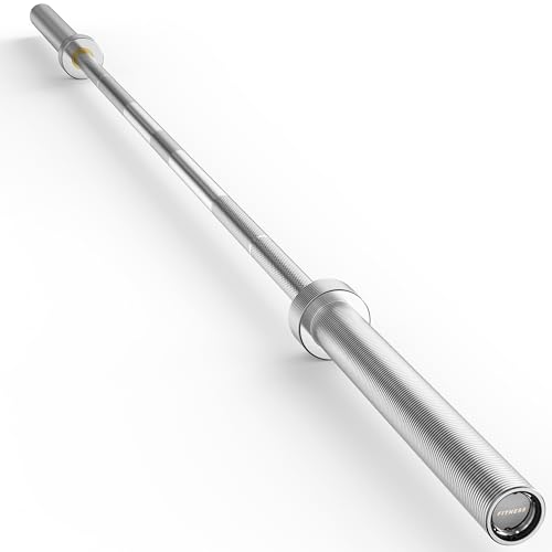 HANDBODE 7ft Olympic Barbell 45lb (20kg) - 1000lb High-Capacity Weight Bar for Deadlift/Powerlifting/Squat