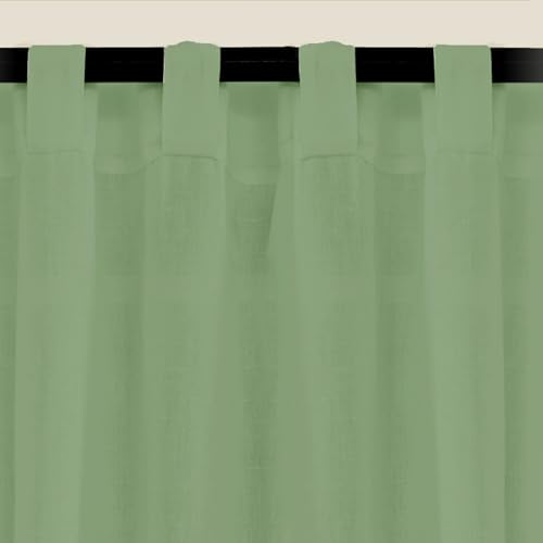 Image of HOMEMONDE Sheer Curtains for Living Room, Bed Room - Transparent Curtain Home Decor