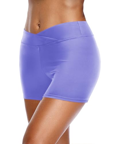 Image of Yonique Womens Swim Shorts Bathing Suits Bottoms Swimsuit Bottoms(Available in Plus)