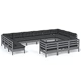 ¡Relájate y disfruta del espacio al aire libre de tu casa con este juego de muebles de madera para jardín!