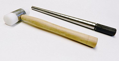 Steel Ring Mandrel And Nylon Face Mallet Jewelry Making Tool Set Sizing And Forming #TOP5
