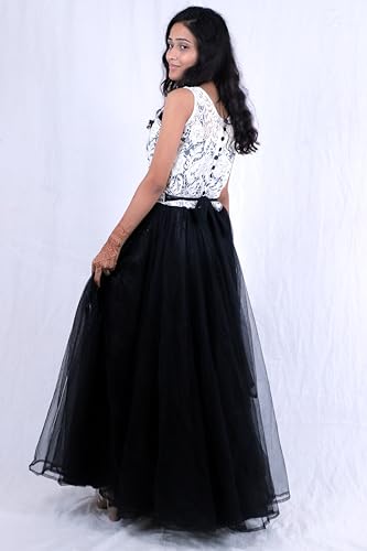 Image of TILISM Women,s and Girls Fit and Flare Maxi Gown Fully Stitched Dress
