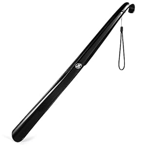 Lakeston Extra Long Handled Shoe Horn – Straight & Sturdy Long Shoe Horn for Elderly & Anyone With Mobility Issues