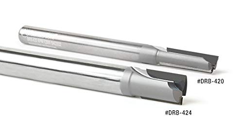 Amana Tool - PCD Diamond 1/4" D 1/4 Shank 2Fl (DRB-420), Industrial Grade