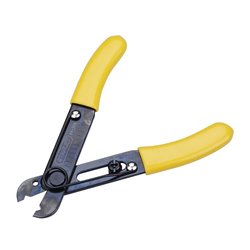 STANLEY 84-214-22 5.25'' 130 mm Wire Stripper Ideal for Cutting, Stripping Speaker Wires & Appliance Cords for Home, DIY & Professional Use, YELLOW & BLACK - Image 11 thumbnail