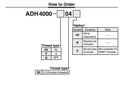 Drenaje automático de alta resistencia ADH4000-04 purga constante para aire comprimido 3