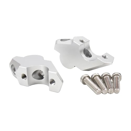 Elevadores de manillar de motocicleta con adaptador de altura para mitigar la fatiga 5