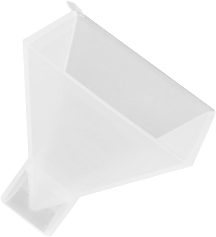 VILLCASE 5 Pcs Silicone Pyramid Mold for Resin Casting 14.96X2.99X2.99In Flexible Clear Pyramid Shape Mold for DIY Crafts Jewelry Making Desktop Decorations