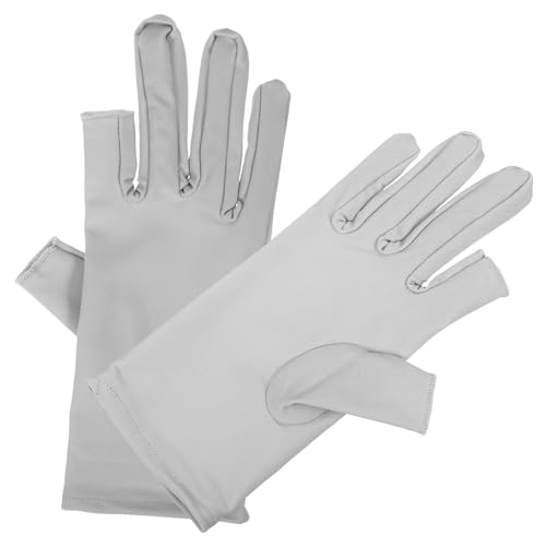 Holibanna 1Pair UV Protective Half Finger Driving Gloves for Women Lightweight Outdoor Sun Protection Slip Design for Enhanced Grip Cycling and