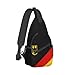 TKDYVAI Germany Crossbody Bag German Shoulder Bag Backpack Germany Flag Sling Bag Chest Casual Daypack Bag
