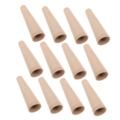 HOMSFOU DIY Knitting Machine Replacement Yarn Winding Tubes 12pcs Paper Cones Precision Winding Textile Industry Tools