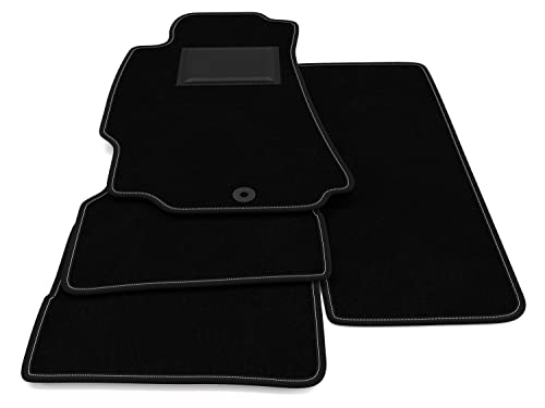 Fußmatten kompatibel mit Mazda RX-8 2003-2012 ohne Dekor, maßgeschneiderte Automatten Set, Teppich...