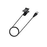 E ECSEM Charger Compatible for Fitbit Ace Kids, Replacement USB Charging Cable for Fitbit Ace Only /No Tracker (Black 1pc) (for Fitbit Ace)