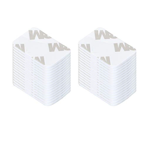 100 Piezas Almohadillas Adhesivas Doble Cara Cinta Adhesiva de Espuma EVA pared Superficie Globo Navidad Goma Espejo Imagen Bricolaje HabitaciÓN Cocina Oficina Foto, Blanco, Cuadrado Cover