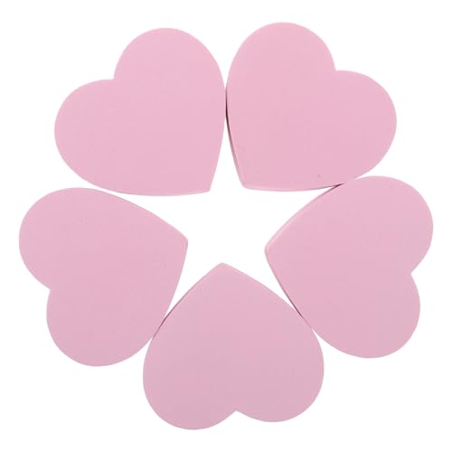 Abaodam 5pcs Pink Heart Car Antenna Toppers – Cute Automotive Exterior Decorations for Vehicles, Trucks, and Suvs – Universal Fit, Easy to Spot in Parking Lots, Funny Car Accessories